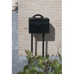 MEFA Letter Postkasse i Sort